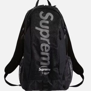 Supreme Black Mesh Backpack (SS20)